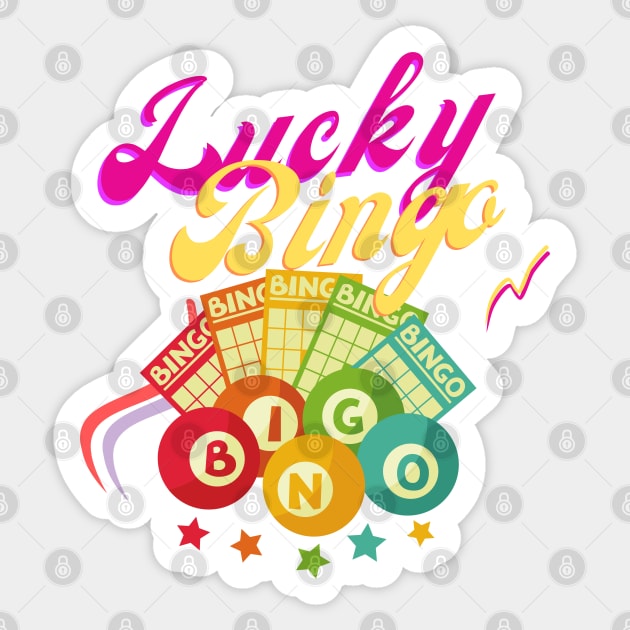 Lucky Bingo Sticker by smkworld